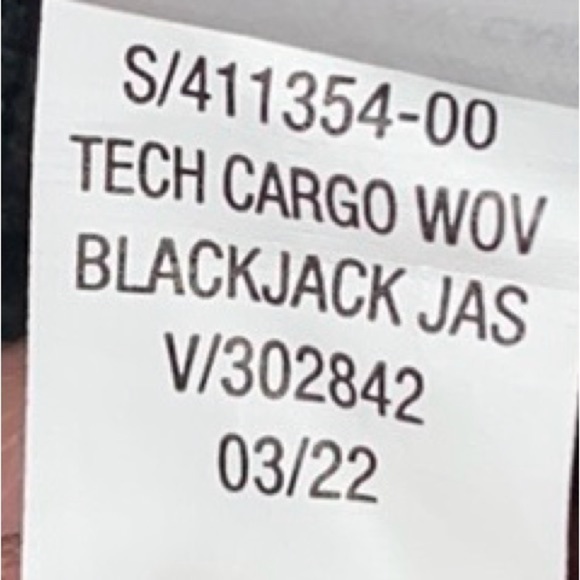 OLD NAVY cargo active stretchtech water resistant snap zipper black size 8 - Picture 7 of 12